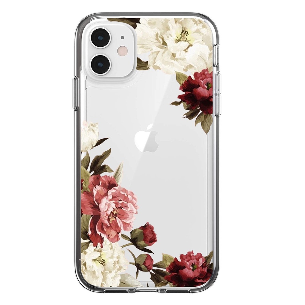 2/$10 iPhone 11 Pro Max Case Clear Floral Case